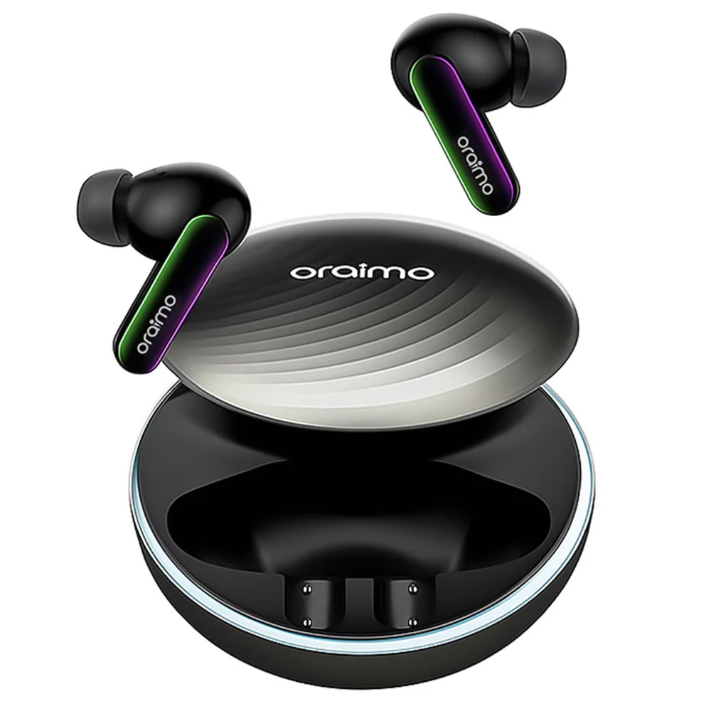 OraimoSpaceBudsOTW-630Earbuds-SpaceGrey_7 High End Airpods Oraimo Space Buds - بضمان-630 - الصورة 1