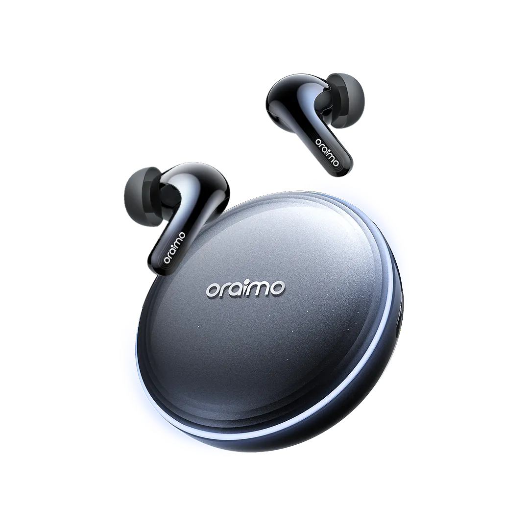 OTW-631-SPACEGREY-MAIN High End Airpods Oraimo Space Buds 2 Otw-631 - الصورة 1
